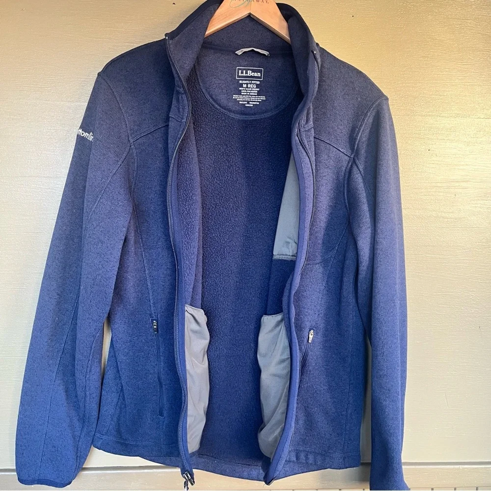 L.L. Bean Sweater Fleece Full Zip Jacket Medium